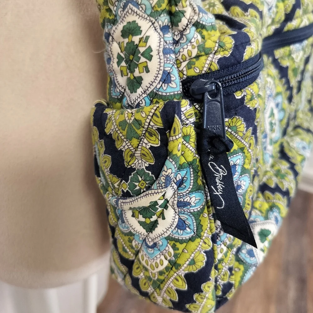 2/$30 Vera Bradley Cambridge Green Shoulder‎ Bag Purse Adjustable Strap OS